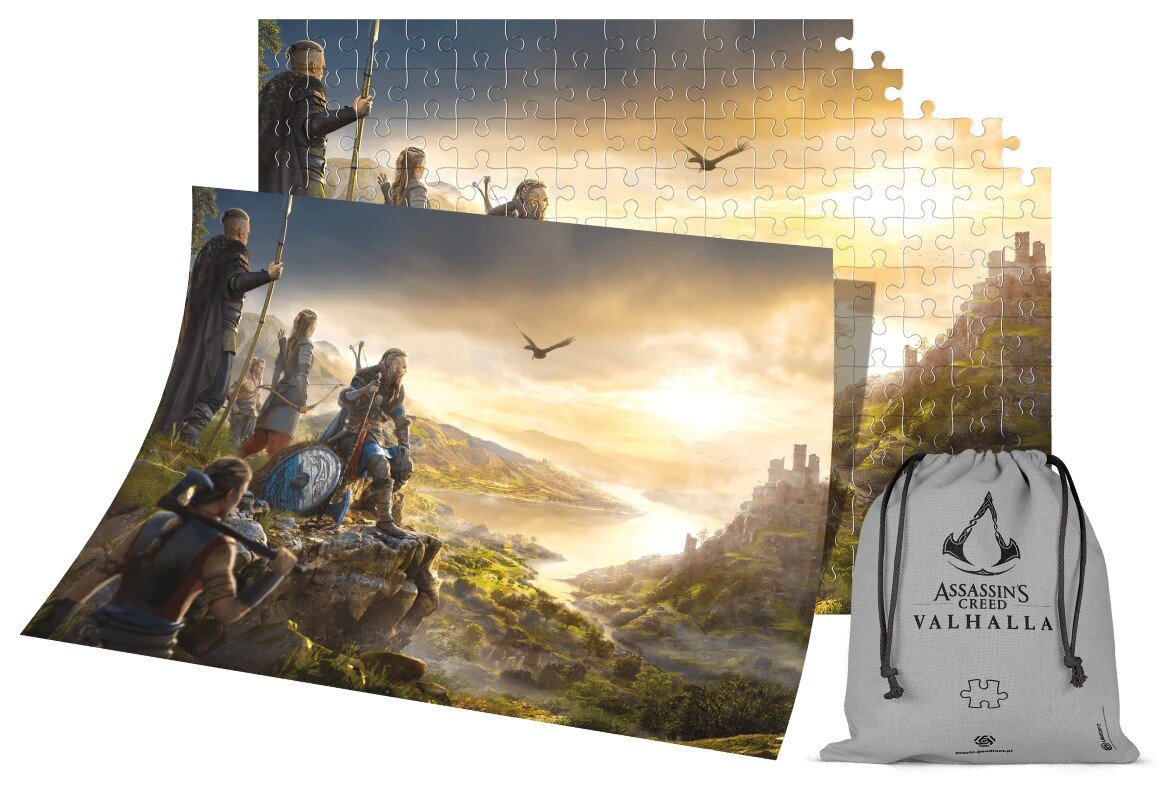 Dėlionė Assassins creed valhalla:England vista 1000 d. kaina ir informacija | Dėlionės (puzzle) | pigu.lt