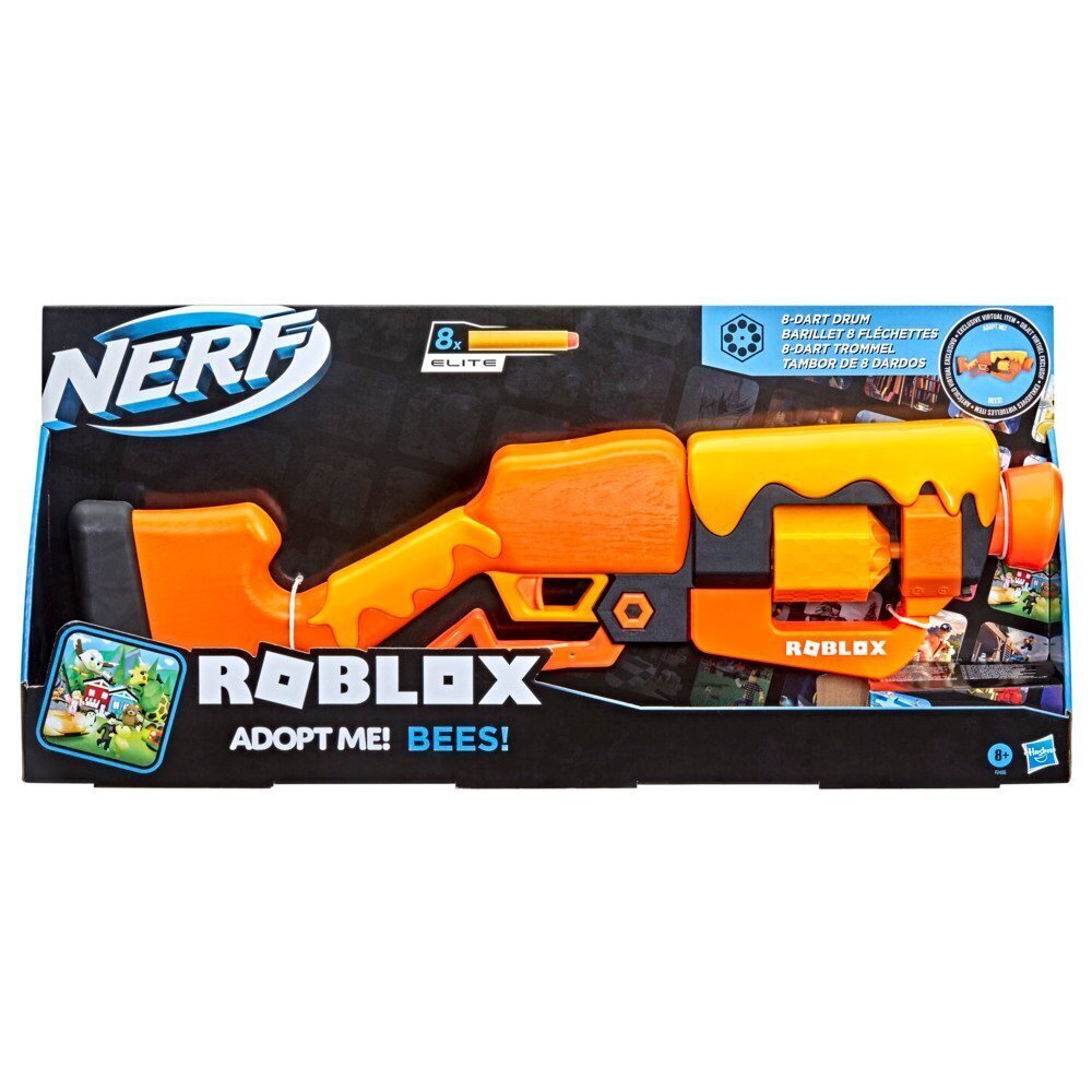 Игрушечный пистолет Hasbro Nerf Rolbox Adopt Me Bees, F2486EU4 цена |  pigu.lt