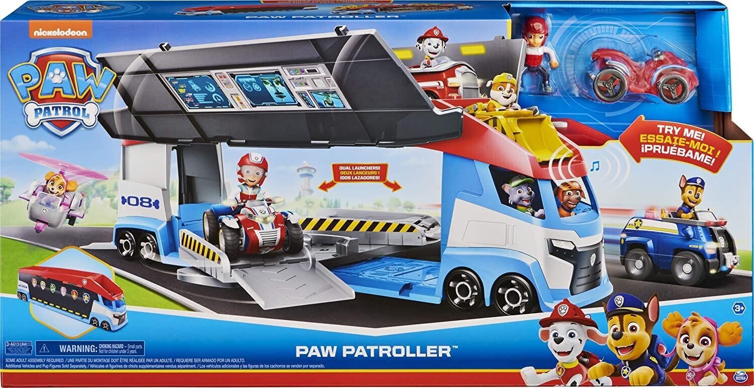 Sunkvežimis Šunyčiai Patruliai Paw Patroller V2.0, 6060442 kaina ir informacija | Žaislai berniukams | pigu.lt