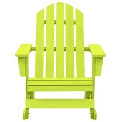 Supama sodo Adirondack kėdė, žalia kaina ir informacija | Lauko kėdės, foteliai, pufai | pigu.lt