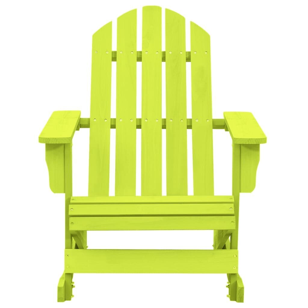 Supama sodo Adirondack kėdė, žalia цена и информация | Lauko kėdės, foteliai, pufai | pigu.lt