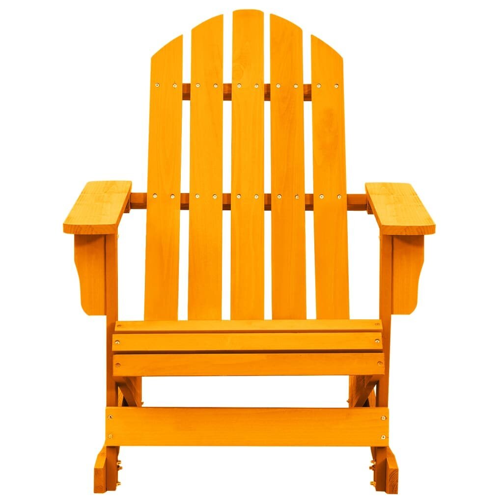 Supama sodo Adirondack kėdė, oranžinė kaina ir informacija | Lauko kėdės, foteliai, pufai | pigu.lt