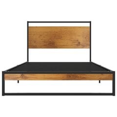 Каркас кровати, 90x200 см, коричневый цена и информация | Кровати | pigu.lt