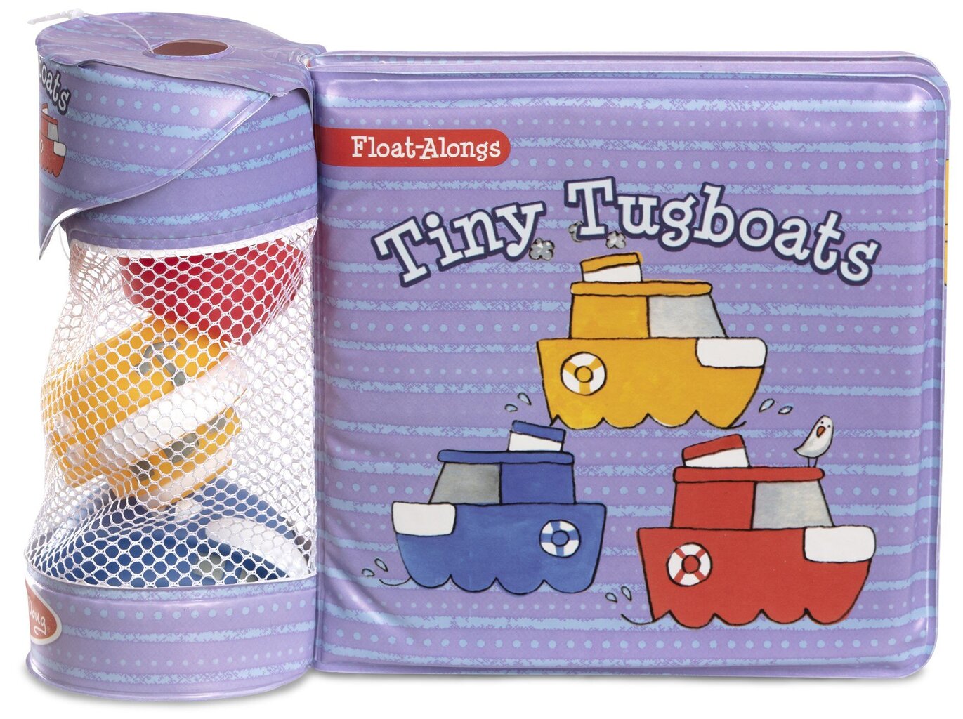 Knygutės ir trijų žaisliukų rinkinys voniai Melissa & Doug Maži laiveliai kaina ir informacija | Žaislai kūdikiams | pigu.lt