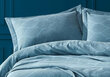 Lovatiesė su pagalvių užvalkalais VERA Blue, 220x240 cm, 3 dalių kaina ir informacija | Lovatiesės ir pledai | pigu.lt