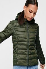 Куртка для женщин Only, зеленая цена и информация | Женские куртки | pigu.lt