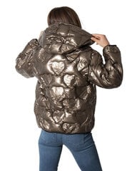 Куртка женская Love Moschino, коричневая цена и информация | Женские куртки | pigu.lt