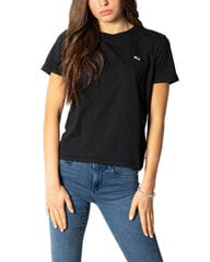Marškinėliai moteriški Tommy Hilfiger Jeans, juodi kaina ir informacija | Palaidinės, marškiniai moterims | pigu.lt