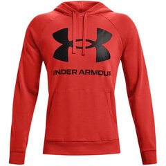 Джемпер мужской Under Armor Rival Fleece Big Logo HD Sweatshirt M 1357093 839, красный цена и информация | Мужские толстовки | pigu.lt