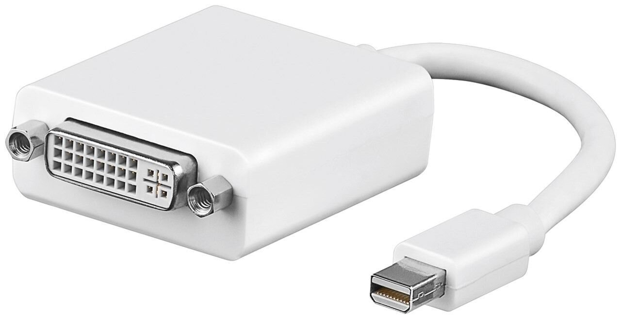 Goobay Mini DisplayPort Thunderbolt/DVI-D цена и информация | Adapteriai, USB šakotuvai | pigu.lt