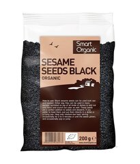 Семена черного кунжута Smart Organic, 200 г цена и информация | Орехи, сухофрукты, семечки | pigu.lt