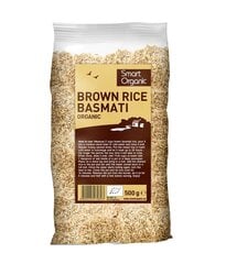 Rudieji ryžiai Basmati Smart Organic, 500 g kaina ir informacija | Kruopos, dribsniai, košės | pigu.lt