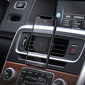 Magnetinis automobilinio telefono laikiklis Hoco CA65 Sagittarius su deflektoriumi – juodas цена и информация | Telefono laikikliai | pigu.lt