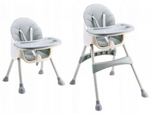 Prekė su pažeista pakuote. Maitinimo kėdė ecotoys 2-in-1 AZURE kaina ir informacija | Prekės kūdikiams ir vaikų apranga su pažeista pakuote | pigu.lt