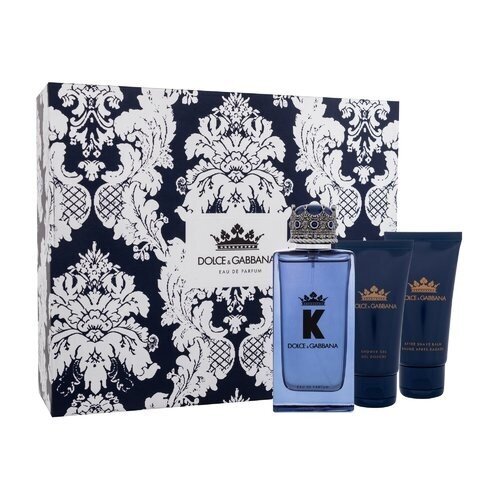 Rinkinys Dolce Gabanna K vyrams: EDP 100ml + balzamas po skutimosi 50ml + dušo želė 50ml kaina ir informacija | Kvepalai vyrams | pigu.lt