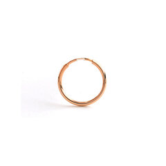Одна золотая серьга-кольцо ZAK10-1 цена и информация | Серьги | pigu.lt