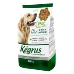 Сухой корм с мясом Kegrus Ekonomiškas для собак, 10 кг цена и информация | Kėgrus Товары для животных | pigu.lt
