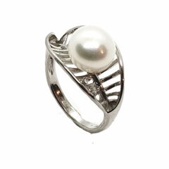 Žiedas su perlais kaina ir informacija | Žiedai | pigu.lt
