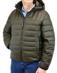 Куртка мужская Indaco 1098, зеленая цена и информация | Мужские куртки | pigu.lt