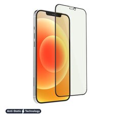 Apsauginis stiklas Fusion ESD 6D Anti-Static, skirtas Apple iPhone 13 Pro Max, juodas kaina ir informacija | Apsauginės plėvelės telefonams | pigu.lt