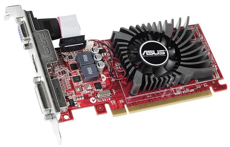 Asus AMD/ATI Radeon R7 240 2GB GDDR3 PCIE R7240-2GD3-L kaina ir informacija | Vaizdo plokštės (GPU) | pigu.lt