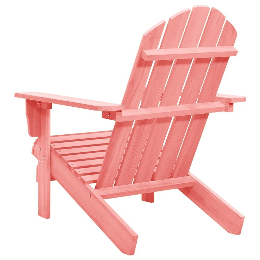 Sodo Adirondack kėdė, rožinė цена и информация | Lauko kėdės, foteliai, pufai | pigu.lt