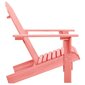 Sodo Adirondack kėdė, rožinė kaina ir informacija | Lauko kėdės, foteliai, pufai | pigu.lt