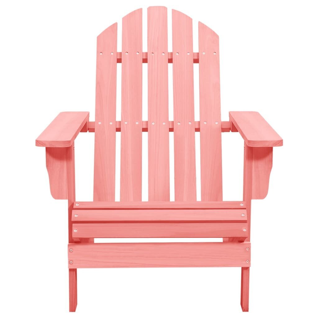Sodo Adirondack kėdė, rožinė kaina ir informacija | Lauko kėdės, foteliai, pufai | pigu.lt