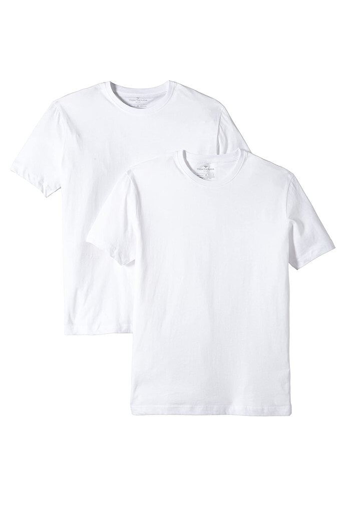 Marškinėliai vyrams Tom Tailor 718356091000, balti цена и информация | Vyriški marškinėliai | pigu.lt