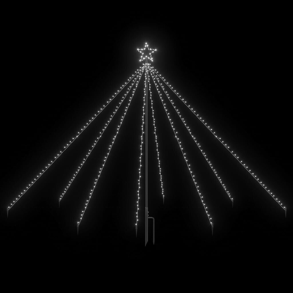 Kalėdų eglutės girlianda/krioklys, 400 LED lempučių, 2.5 m kaina ir informacija | Girliandos | pigu.lt