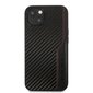 AMHCP13MDEBK AMG PU Carbon Effect Hard Case, skirtas iPhone 13, juodas kaina ir informacija | Telefono dėklai | pigu.lt