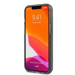 Guess TPU Big 4G Full Glitter Case, skirtas iPhone 13 Mini, juodas kaina ir informacija | Telefono dėklai | pigu.lt