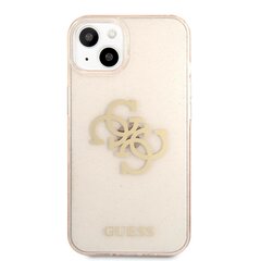 Чехол для телефона GUHCP13SPCUGL4GGO Guess TPU Big 4G Full Glitter Case for iPhone 13 Mini Gold цена и информация | Чехлы для телефонов | pigu.lt