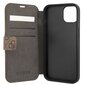 GUBKP13M4GMGBR Guess PU 4G Metal Logo Book Case, skirtas iPhone 13, rudas kaina ir informacija | Telefono dėklai | pigu.lt