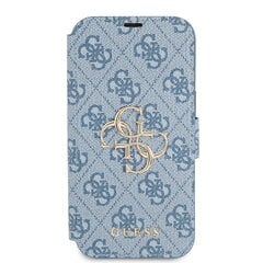 Raktų pakabukas GUBKP13L4GMGBL Guess PU 4G Metal Logo Book Case for iPhone 13 Pro kaina ir informacija | Telefono dėklai | pigu.lt