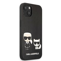 KLHCP13MPCUSKCBK Karl Lagerfeld and Choupette PU Leather Case for iPhone 13 Black цена и информация | Чехлы для телефонов | pigu.lt