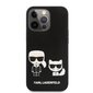 Karl Lagerfeld and Choupette PU Leather Case, skirtas iPhone 13 Pro Max, juodas kaina ir informacija | Telefono dėklai | pigu.lt