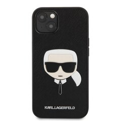 Telefono dėklas Karl Lagerfeld PU Saffiano Karl Head Case, skirtas iPhone 13 mini kaina ir informacija | Telefono dėklai | pigu.lt