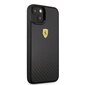 FEHCP13SFCABK Ferrari Real Carbon Hard Case, skirtas iPhone 13 Mini, juodas kaina ir informacija | Telefono dėklai | pigu.lt