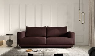 Sofa NORE Dalia Velvetmat, tamsiai ruda kaina ir informacija | Sofos | pigu.lt