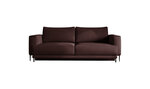 Sofa NORE Dalia Velvetmat, tamsiai ruda