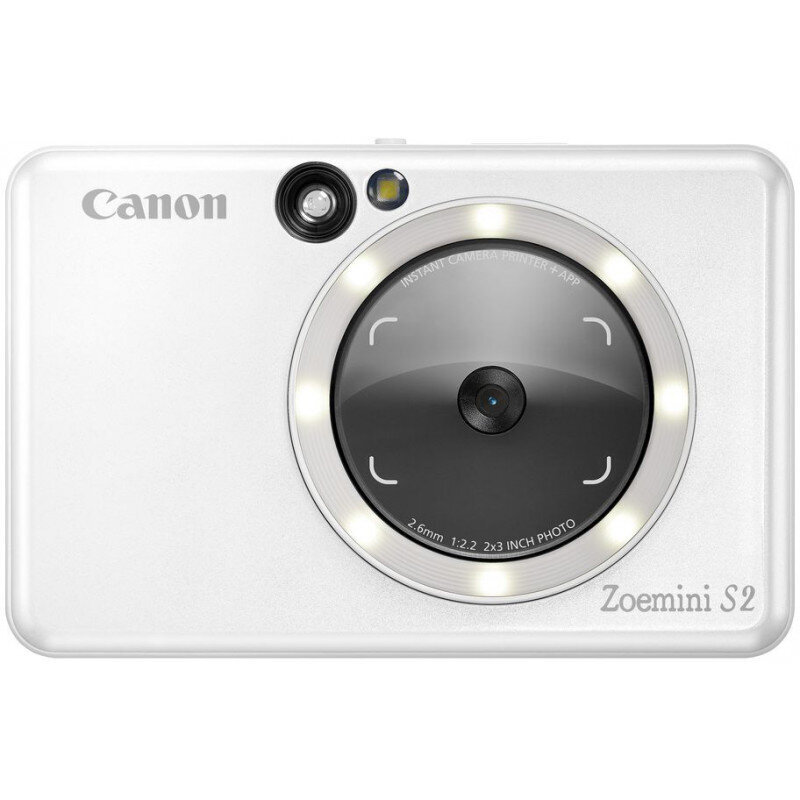 Canon Zoemini S2, white kaina ir informacija | Momentiniai fotoaparatai | pigu.lt