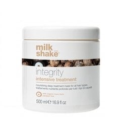 Stipriai plaukus maitinanti plaukų kaukė Milk_Shake Integrity Intensive Treatment New, 500 ml. kaina ir informacija | Priemonės plaukų stiprinimui | pigu.lt