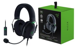 Razer Blackhark V2 Black Black цена и информация | Наушники | pigu.lt