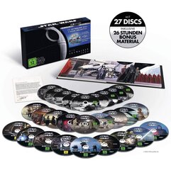 Rinkinys CD Star Wars 1 - 9 - Die Skywalker Saga 4K Ultra HD [Blu-ray] kaina ir informacija | Vinilinės plokštelės, CD, DVD | pigu.lt