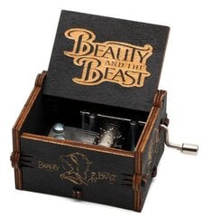 Muzikinė dėžutė Beauty and Beast, juoda kaina ir informacija | Žaislai berniukams | pigu.lt