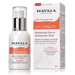 Оживляющая сыворотка для лица Mavala Vitality Vitalizing Healthy Glow Serum, 30 мл цена и информация | Сыворотки для лица, масла | pigu.lt