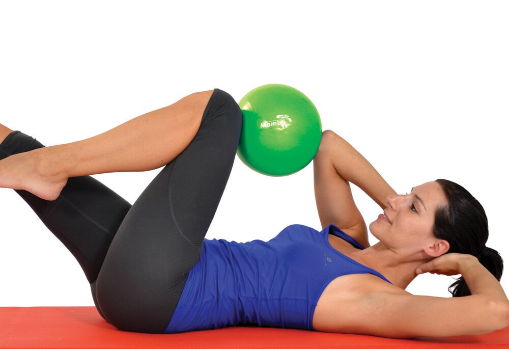 Pilateso kamuolys Mambo Max Pilates Soft-Over-Ball 26 cm, žalias kaina ir informacija | Gimnastikos kamuoliai | pigu.lt