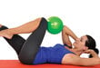 Pilateso kamuolys Mambo Max Pilates Soft-Over-Ball 26 cm, žalias цена и информация | Gimnastikos kamuoliai | pigu.lt