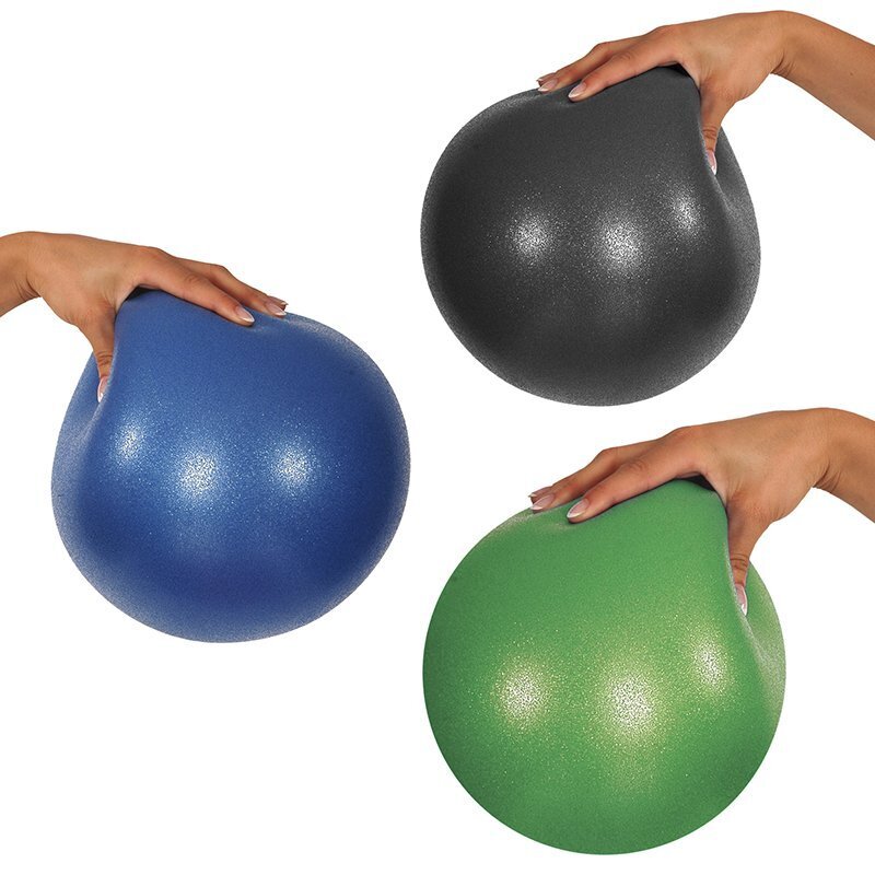 Pilateso kamuolys Mambo Max Pilates Soft-Over-Ball 26 cm, juodas цена и информация | Gimnastikos kamuoliai | pigu.lt